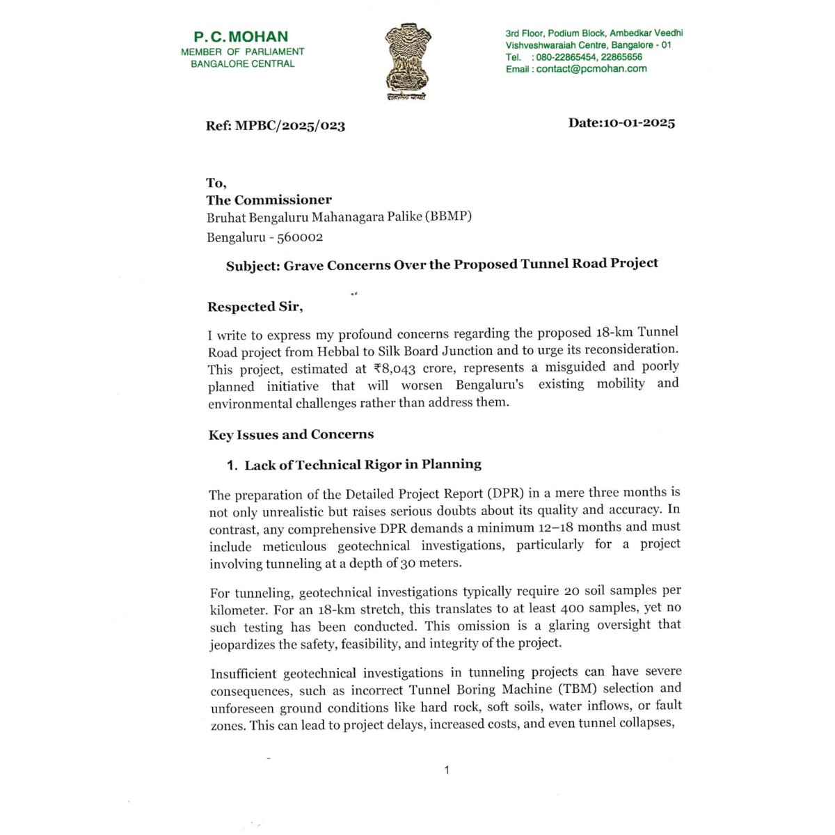 PCMohanMP's tweet image. Tunnel Beda❌ Metro Beku✅