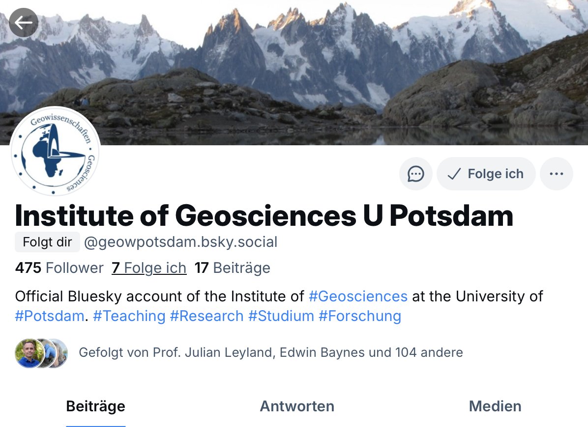 Institute of Geosciences U Potsdam tweet media