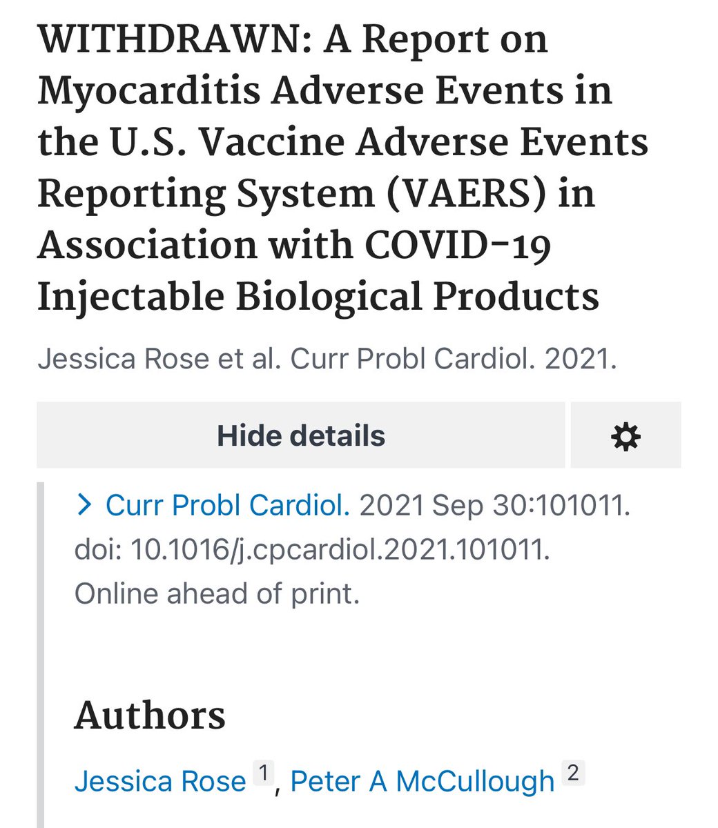 QuackDetector's tweet photo. Peter McCullough is the most published cardiol- … I mean retracted author
#QuackMcCullough
#QuackAlexander #QuackHazan #QuackHulscher #QuackMakis #QuackRose #QuackSeneff #QuackTrozzi https://t.co/XvN1oEIcYy