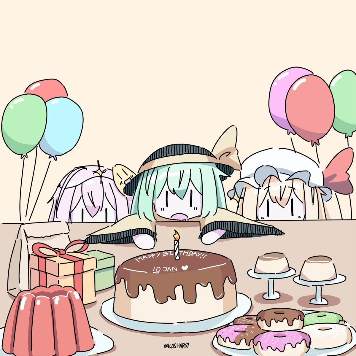 140SHARKY's tweet photo. My Birthday!

#東方project https://t.co/3So6B0ArS1