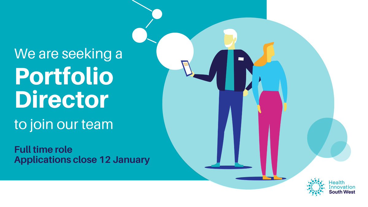 Are you a collaborative and inclusive leader? Are you passionate about driving innovation in health and care?

Find out more about this exciting opportunity to join our team as Portfolio Director. 

More info &amp; apply here: healthinnovationsouthwest.com/who-we-are/car…