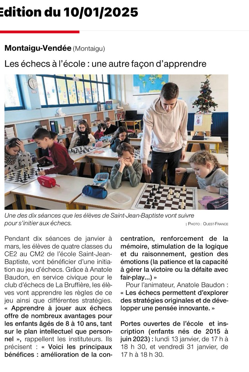 Ecole St Jean-Baptiste, Ensemble Carlo Acutis (@baptisteecole) on Twitter photo 