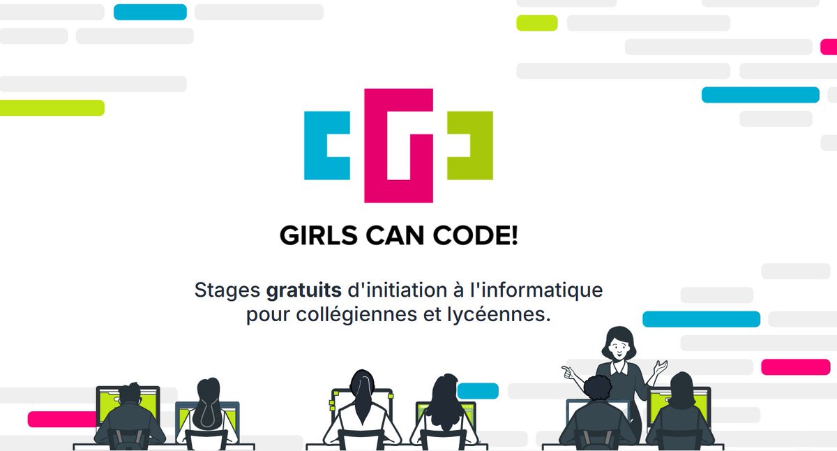 📢 Ouverture des inscriptions !
💻Le stage gratuit d'initiation à l'informatique pour collégiennes et lycéennes est désormais ouvert à Dijon ! 
👉 Inscrivez-vous dès maintenant sur girlscancode.fr
Infos &amp; événements "Numérique au Féminin --> …academique-bourgogne-franche-comte.fr/dossiers_numer…