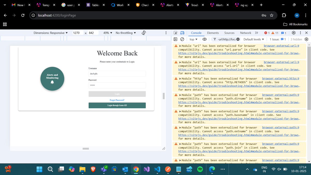 _MN_______9353's tweet image. My hosted website is working perfectly but the local website is showing some error and it isn't working even though i haven't made much changes to it .
What is wrong with this?
#angularprojects
#angularv14