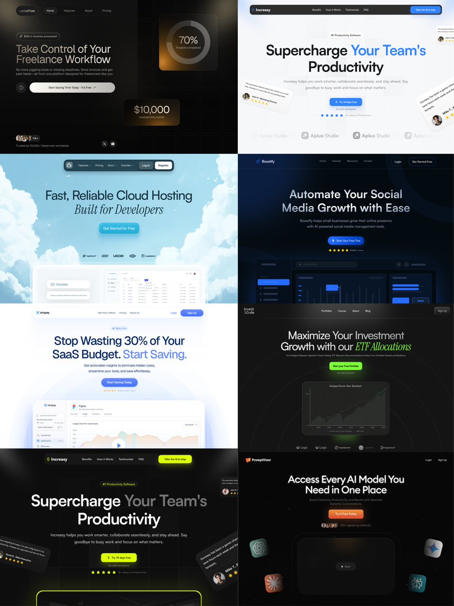 2025 Gift! 🎁

I'm giving away these sleek hero sections for FREE!

Here’s how to grab them:

1️⃣ Comment “Friday”
2️⃣ Follow me - so I can DM you the files
3️⃣ Retweet (optional)