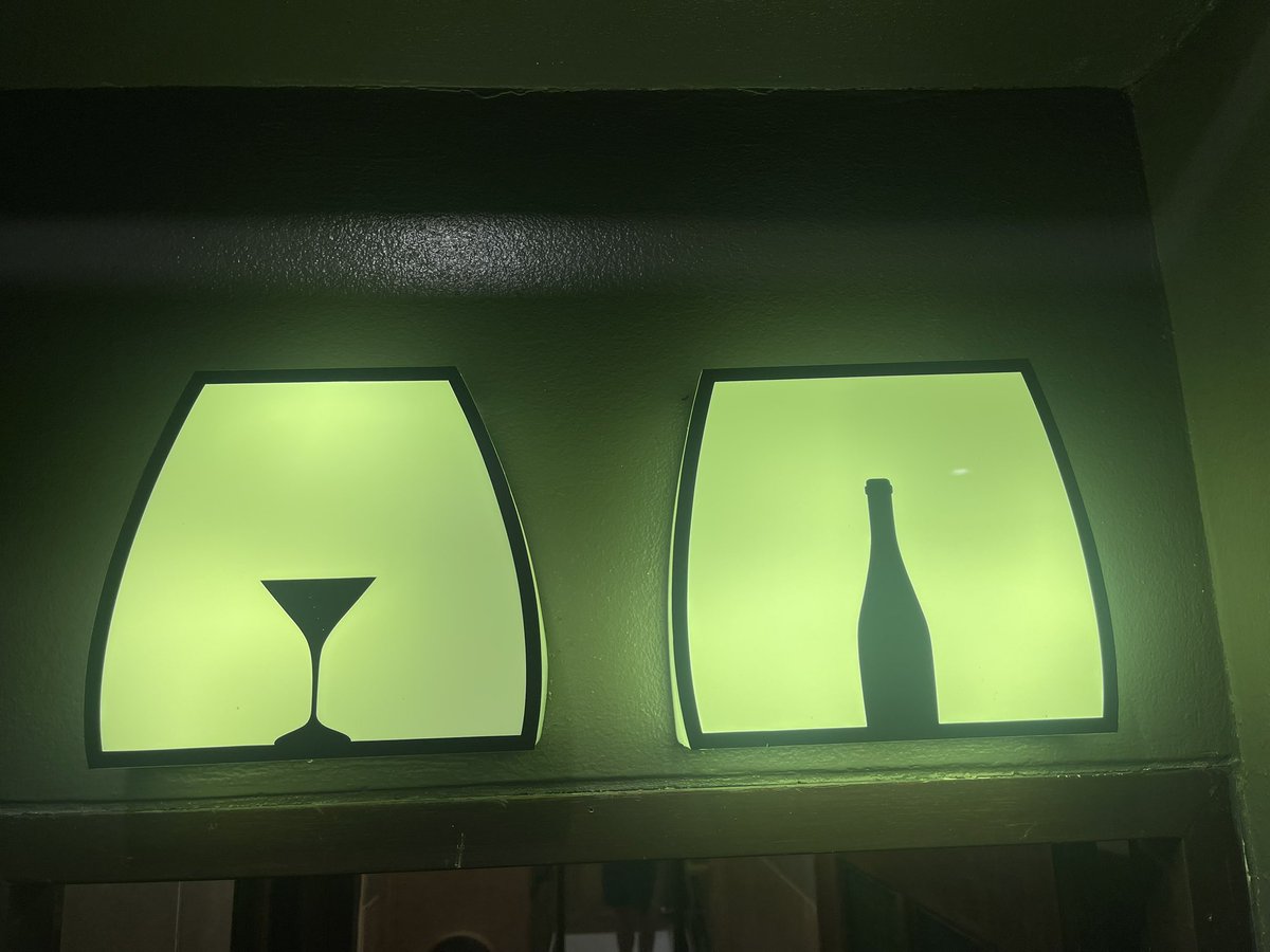 Sign for the bathroom in a bar in Koh Samui, Thailand.