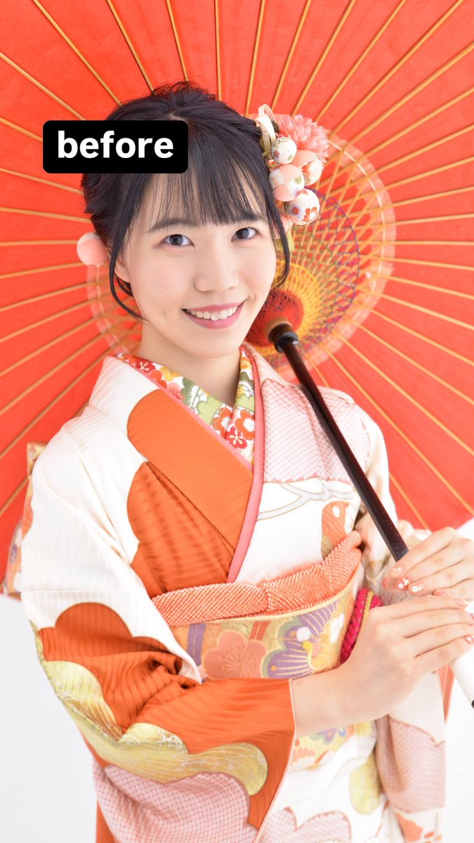 成人式直前、卒業式前撮りシーズンなので、「他撮られる」ことを