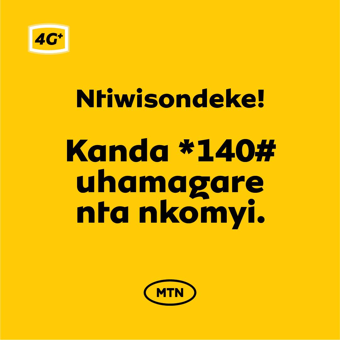 MTNRwanda's tweet photo. Ntuzongere guhagarika ibiganiro! Hitamo pake za #Irekure, uhamagare inshuti igihe cyose. Kanda *140# uhitemo pake ikubereye. #TurageraKukiUyuMunsi