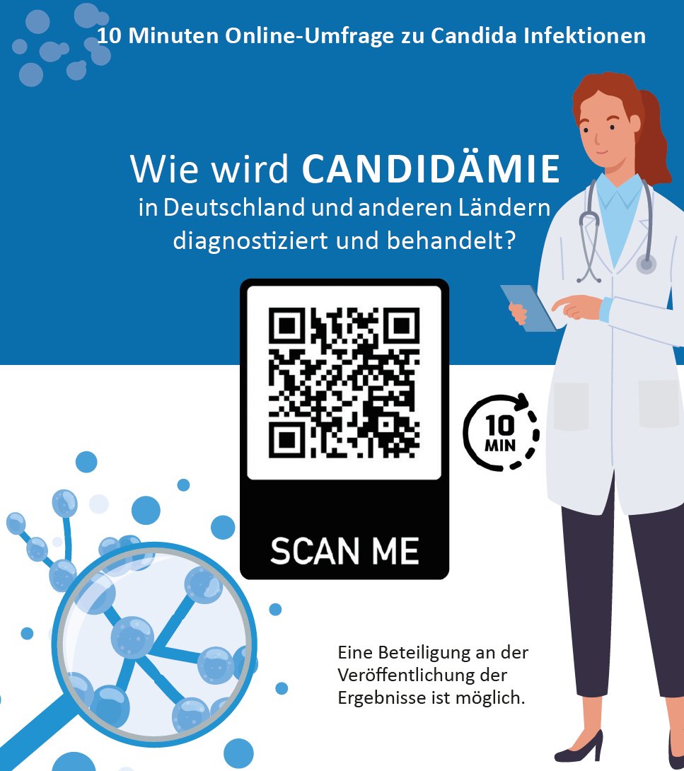 Oliver Cornely (@cornelyoliver) on Twitter photo 10-Min. Online #Survey der <a href="/UKKoeln/">Uniklinik Köln</a> <a href="/UniCologne/">Universität zu Köln</a>
<a href="/CECAD_/">CECAD Cologne</a>: Wie werden #Candida #Infektionen in #Deutschland diagnostiziert und behandelt? Candidämie=Häufig und lebensgefährlich #Pilzinfektion clinicalsurveys.net/uc/CAMEO/
Mitmachen und teilen! #IDTwitter
<a href="/DmykGeV/">Deutschsprachige Mykologische Gesellschaft e.V.</a> <a href="/dgimev/">DGIM</a> <a href="/DZIF_/">DZIF (inaktiv)</a> 10-Min. Online #Survey der <a href="/UKKoeln/">Uniklinik Köln</a> <a href="/UniCologne/">Universität zu Köln</a>
<a href="/CECAD_/">CECAD Cologne</a>: Wie werden #Candida #Infektionen in #Deutschland diagnostiziert und behandelt? Candidämie=Häufig und lebensgefährlich #Pilzinfektion clinicalsurveys.net/uc/CAMEO/
Mitmachen und teilen! #IDTwitter
<a href="/DmykGeV/">Deutschsprachige Mykologische Gesellschaft e.V.</a> <a href="/dgimev/">DGIM</a> <a href="/DZIF_/">DZIF (inaktiv)</a>