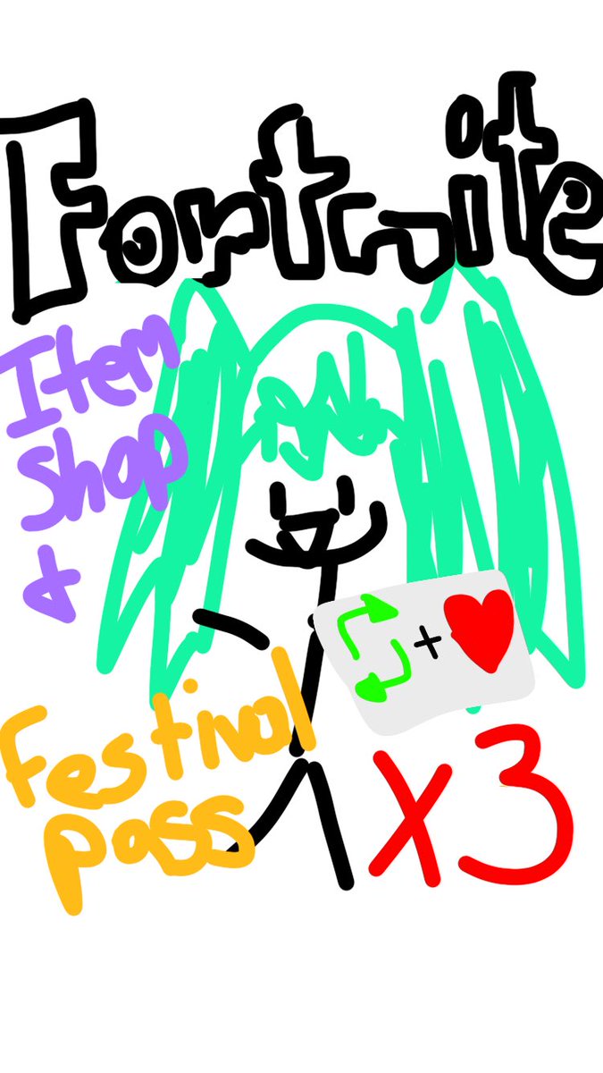 im giving away hatsune miku fortnite to THREE people. like and retweet to enter!!! (u dont have to follow). includes both item shop miku and the festival pass. picking winners on 1/14. have fun