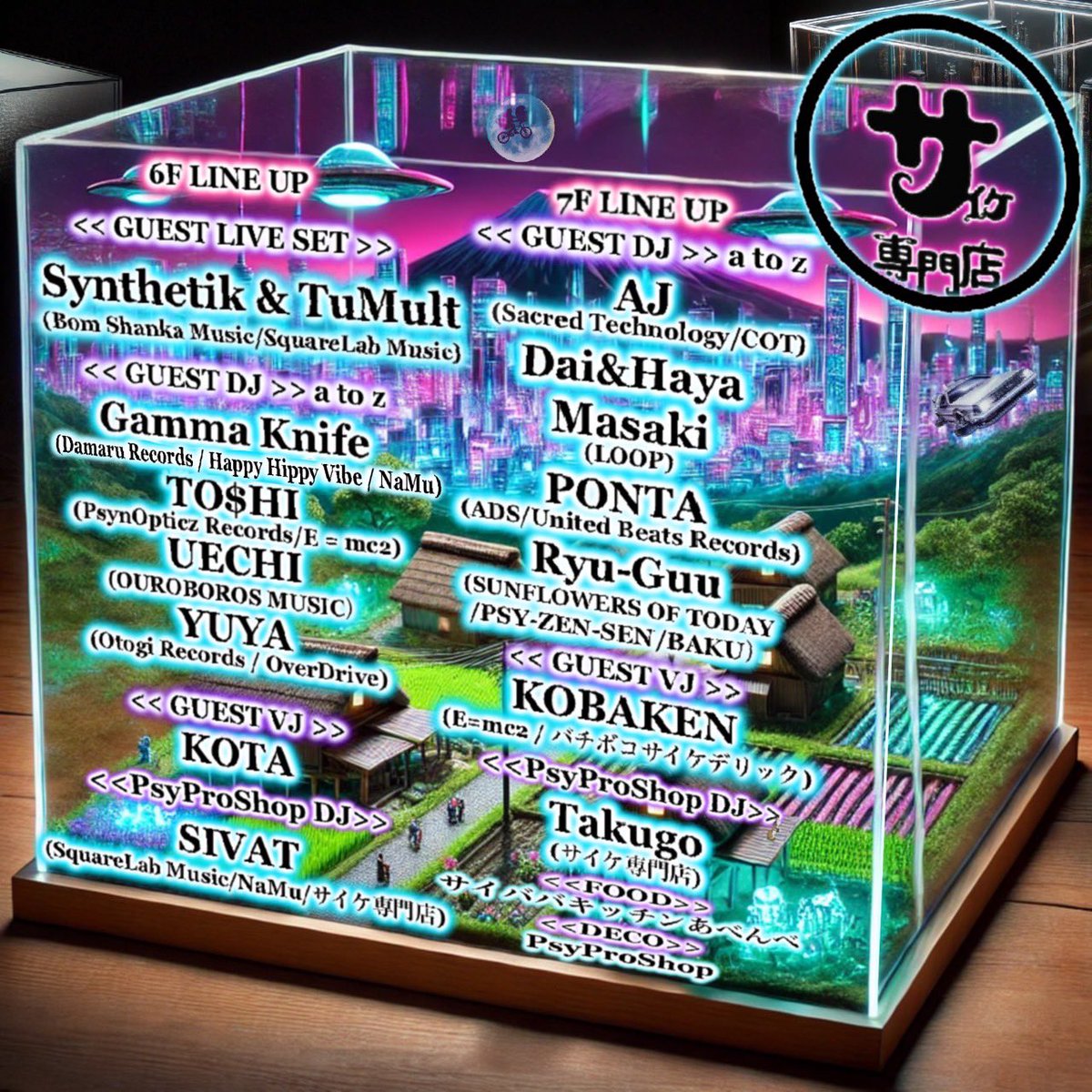 【サイケ専門店】 tweet media