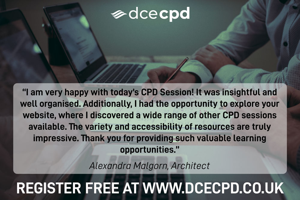Our first Online CPD event of 2025 - only another 100+ to go !!
Free to register and attend - dcecpd.co.uk
#cpd #cpdonline #learning #resource #dcecpd #architects #specifiers