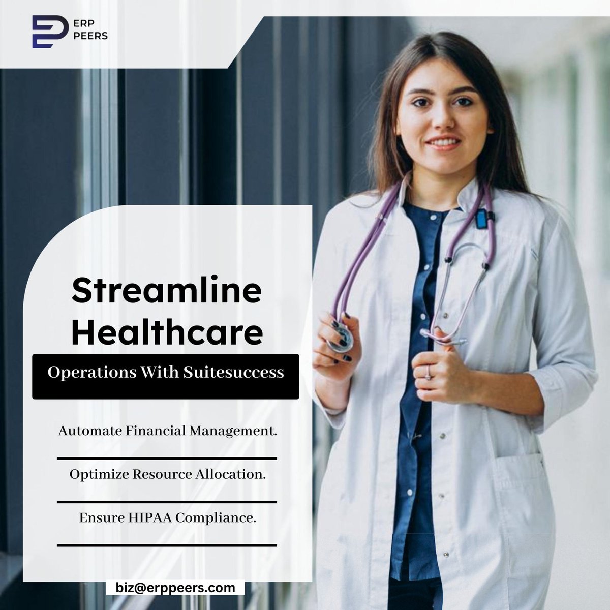 From automating financials to protecting patient data, NetSuite #SuiteSuccess Healthcare Edition is designed to simplify your healthcare operations so you can focus on what matters most—your patients. 
lnkd.in/dfVvYhij

#NetSuite #netsuiteforhealthcare #healthcareerp
