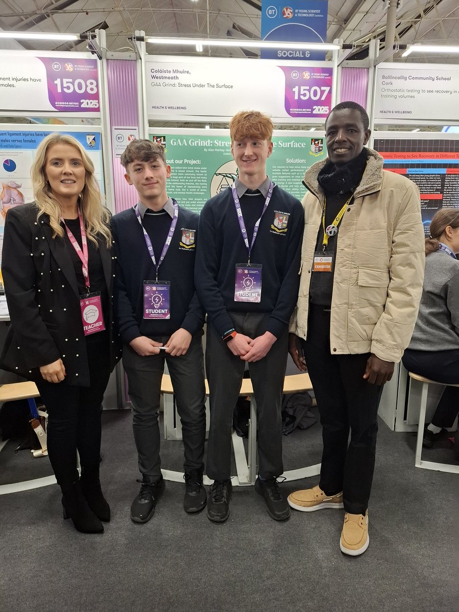 ColaisteCoding's tweet image. These are the moments I ❤️
about @btyste Issac
from Young Scientist Kenya stopping by to learn a bit about GAA! His students are winners of 2024 Young Scientist Kenya, amazing students with fantastic innovative projects! #STEMTeam #Science #InternationalDelegation