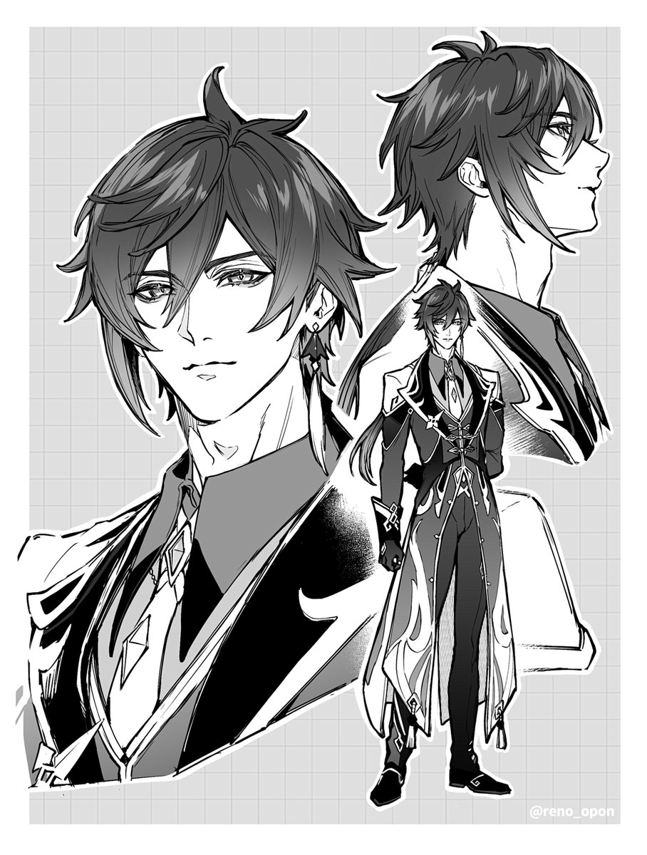 reno_opon's tweet image. 鍾離先生  れんしゅう