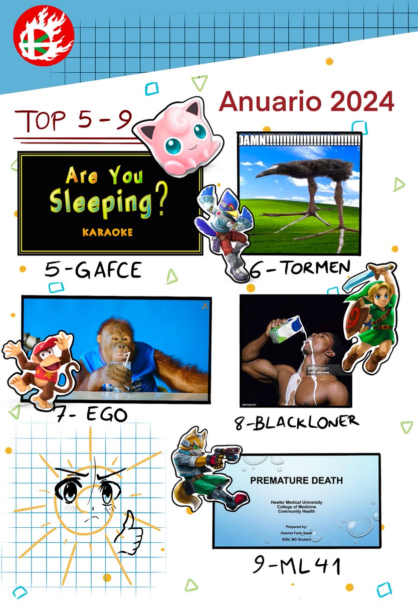 ¡TOP5-9!
Siguiente tanda de jugadores:
<a href="/gafce_/">gafce</a> 
<a href="/isequilla_/">Tormen</a> 
<a href="/egoone_ssb/">EgoSBS</a> 
<a href="/PoolBlackLoner/">BlackLoner 🇩🇴</a> 
<a href="/ml41_ac/">ML41</a> 

Los mas destacables aquí son Ego y Tormen, que han sorprendido a todos los veteranos del ranking con su subida de nivel, y lo han podido demostrar. 
¡Felicidades a todos!