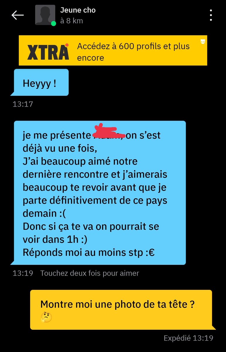 YWhore2001's tweet photo. Il veut il veut hein 😂😂😂

#grindr https://t.co/Xzye1M9GsU