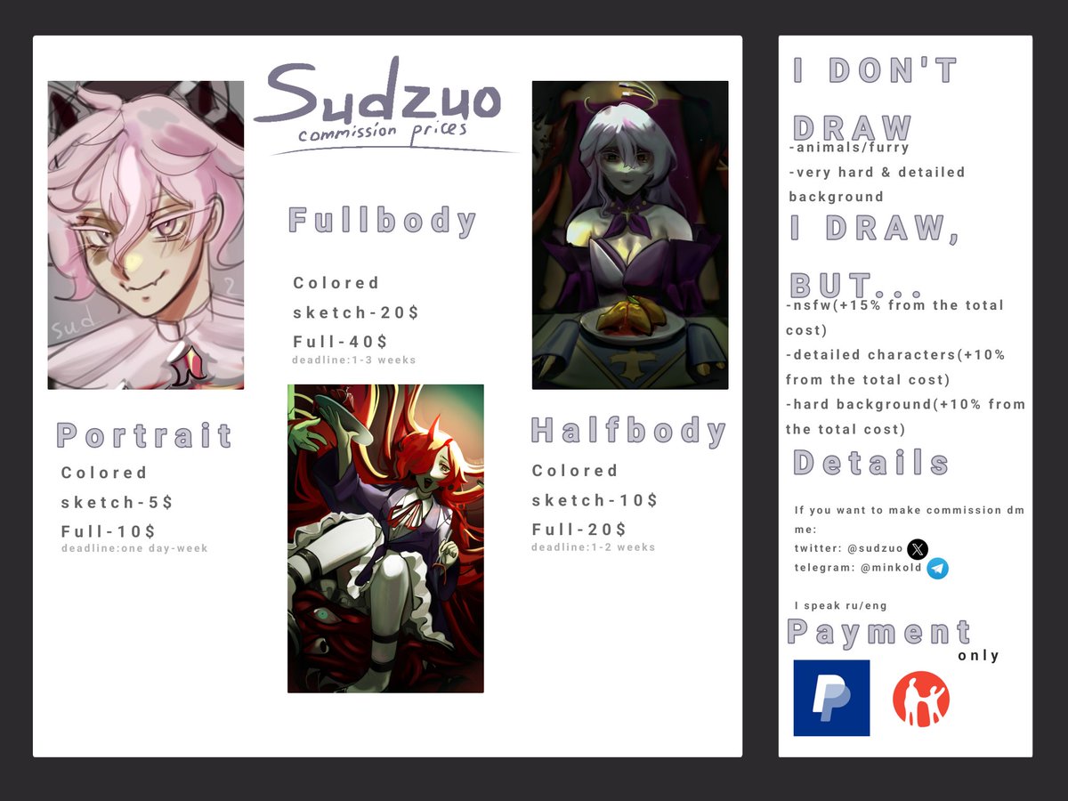 sudzuo's tweet image. I open commisions^^!!
dm me if you have any questions:^)
#commissionopen #commission