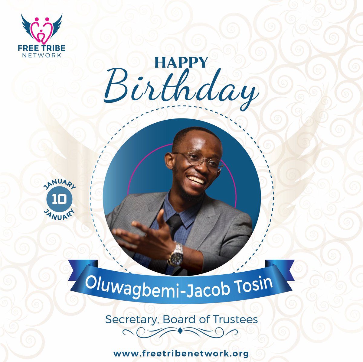 freetribenetwrk's tweet photo. Happy birthday to Tosin Oluwagbemi-Jacob🥳🥳🥳🥳, Founder of the FreeTribe Network.
Thank you for your passion and commitment to the FreeTribe Network and we wish you a fantastic birthday and a year filled with great achievements🤩

#birthday #freetribenetwork #JHOPE https://t.co/8tkniN6e5P