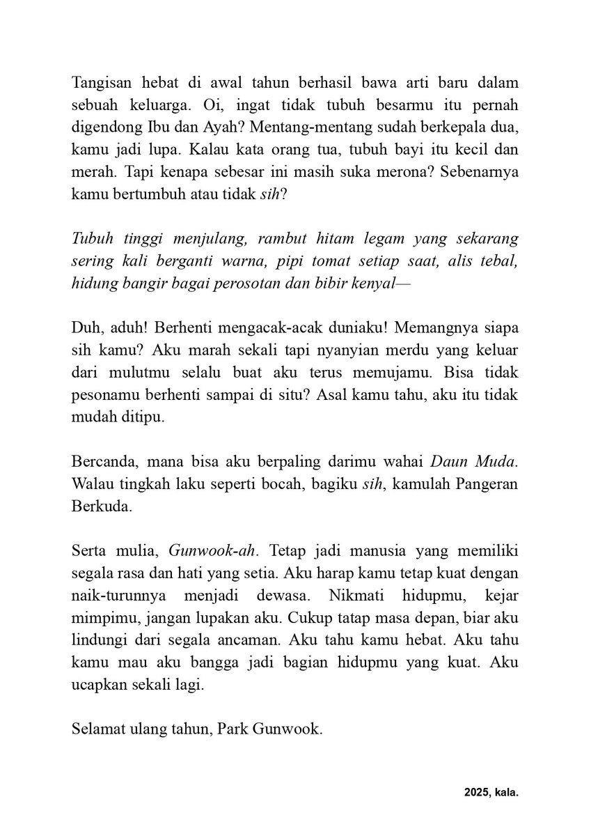 inkedsore's tweet photo. serta mulia untukmu yang jauh di sana. https://t.co/75zP3lMwWI