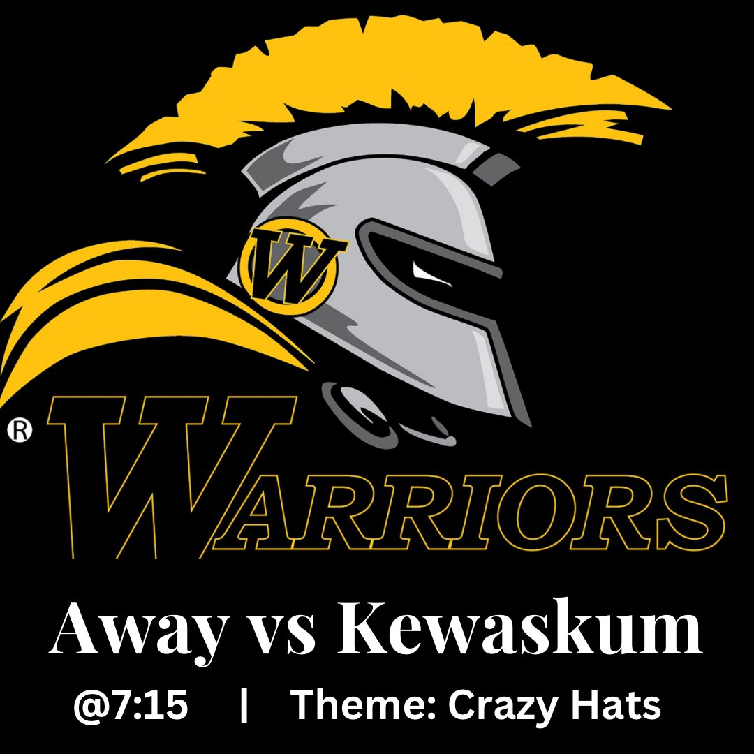 𝓘𝓣’𝓢 𝓖𝓐𝓜𝓔𝓓𝓐𝓨
🆚 Kewaskum Indians
⏰ JV - 5:45 pm, V - 7:15 pm
🛣️ Kewaskum HS
Theme: Crazy Hats
Be there!!