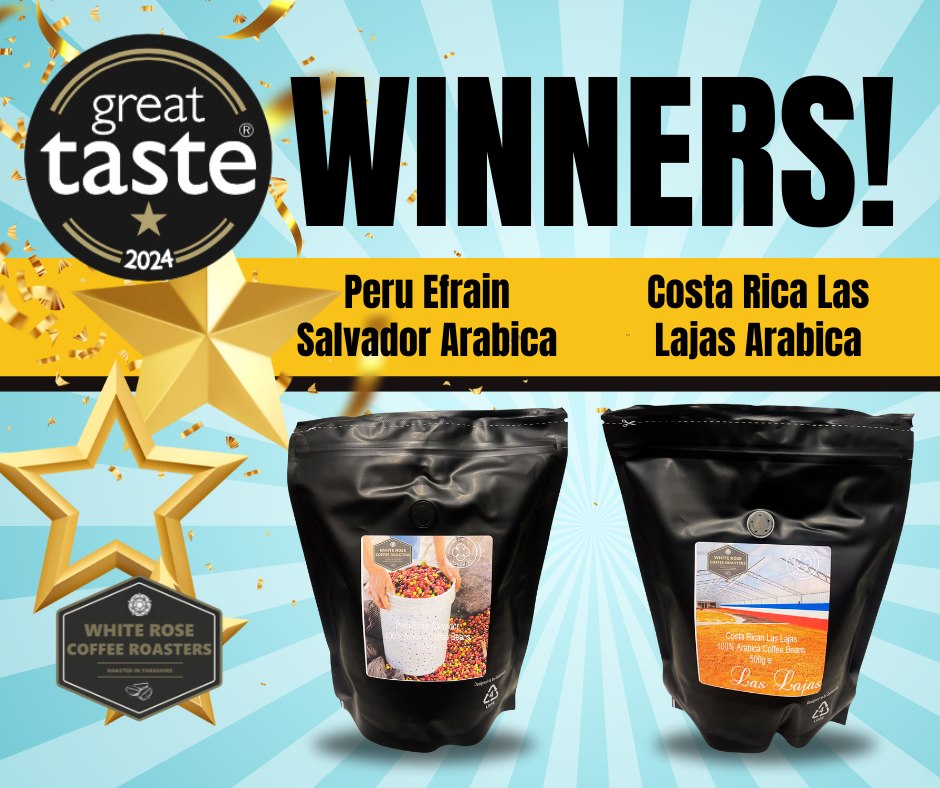 WRRoasters's tweet image. 🎖️🙌 2 of our blends have won the Great Taste Awards! Have you tried them yet?

➡️ Costa Rica Las Lajas Arabica bit.ly/costa-rica-las…
➡️ Peru Efrain Salvador Arabica bit.ly/peru-efrain

#calderdale #halifax #coffeetime #coffee #coffeelife #coffeelovers