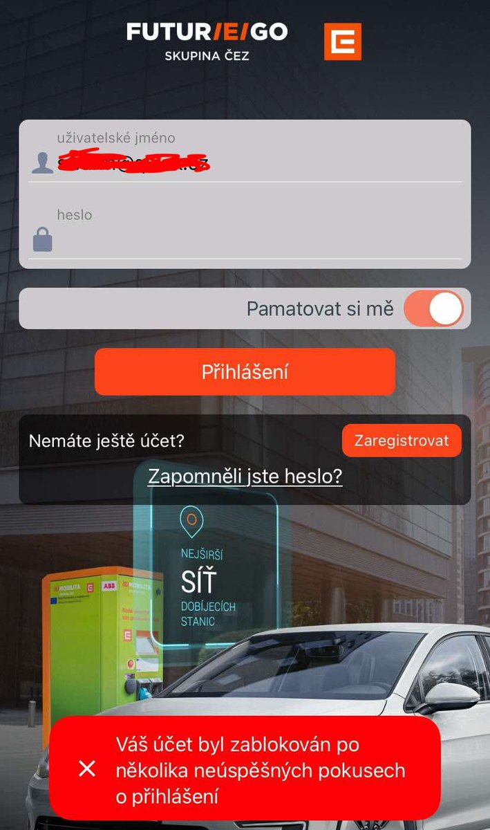 Jirka Zima (swarm) (@diagon_swarm) on Twitter photo Jestli mě něco dokáže vytočit na nabíjecí aplikaci <a href="/SkupinaCEZ/">Skupina ČEZ</a>, tak je to občasné odhlášení "jen tak" a nesmyslně paranoidní nastavení procesu přihlášení. Že vás aplikace odhlásila, většinou zjistíte až ve chvíli, kdy držíte v jedné ruce AC kabel (připojit ho musíte až po Jestli mě něco dokáže vytočit na nabíjecí aplikaci <a href="/SkupinaCEZ/">Skupina ČEZ</a>, tak je to občasné odhlášení "jen tak" a nesmyslně paranoidní nastavení procesu přihlášení. Že vás aplikace odhlásila, většinou zjistíte až ve chvíli, kdy držíte v jedné ruce AC kabel (připojit ho musíte až po