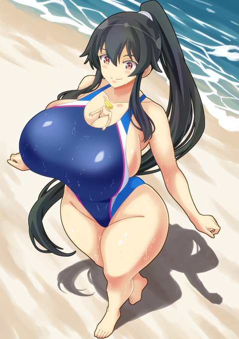 艦これの矢矧(巨大娘)です
T督は巨大で豊満な胸に挟まれています
居心地は良さそうですね
#巨大娘 #サイズフェチ #giantess 