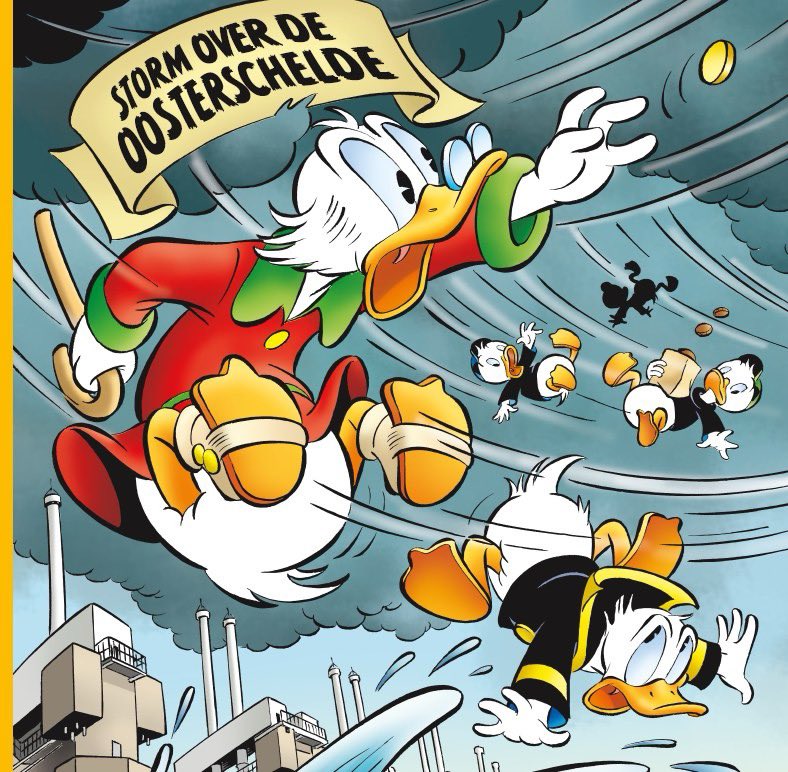 In de Donald Duck staan niet alleen maar fabeltjes. Dit weekeinde publiceert Donald Duck een themanummer: ‘Storm over de Oosterschelde’. 

Ilja Mostert van het Zeeuws Archief heeft met de redactie meegedacht om het verhaal van historische context te voorzien.
#Oosterschelde