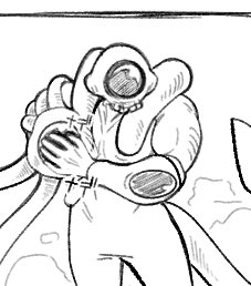 強襲者さん、作中で一言も発さない
(オサシミちゃんと違って鳴き声すらない)
のに最終決戦のこの3コマだけで
「確かにこれはオサシミちゃん誘拐されたら
ガチギレでカチコミかけてくるわ…」
というのがよく分かるクリーチャー 