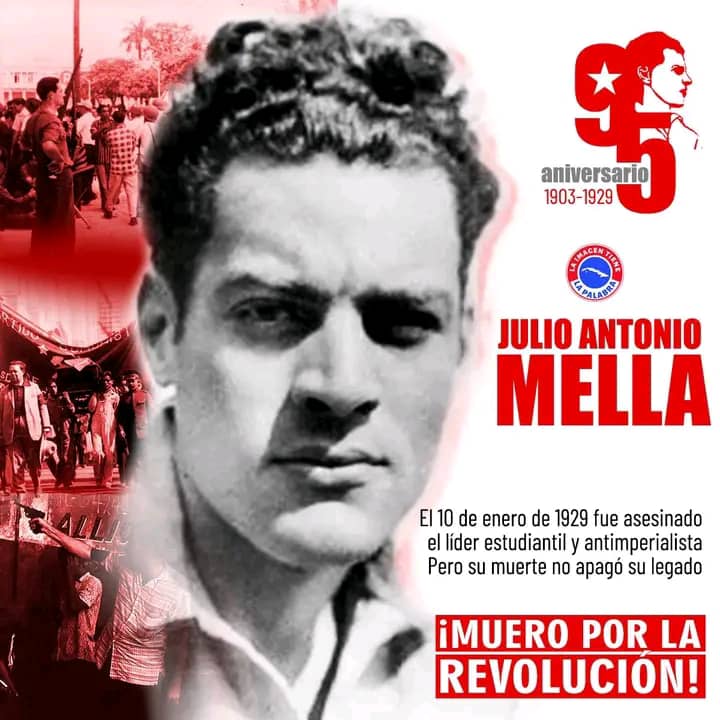 Porque #TenemosMemoria recordamos hoy 10 de enero, pero del año1929,  que fue brutalmente asesinado el joven revolucionario Julio Antonio Mella, paradigma de la juventud cubana.
#CubaViveEnSuHistoria   
<a href="/ContraloriaCuba/">Contraloría Cuba</a>