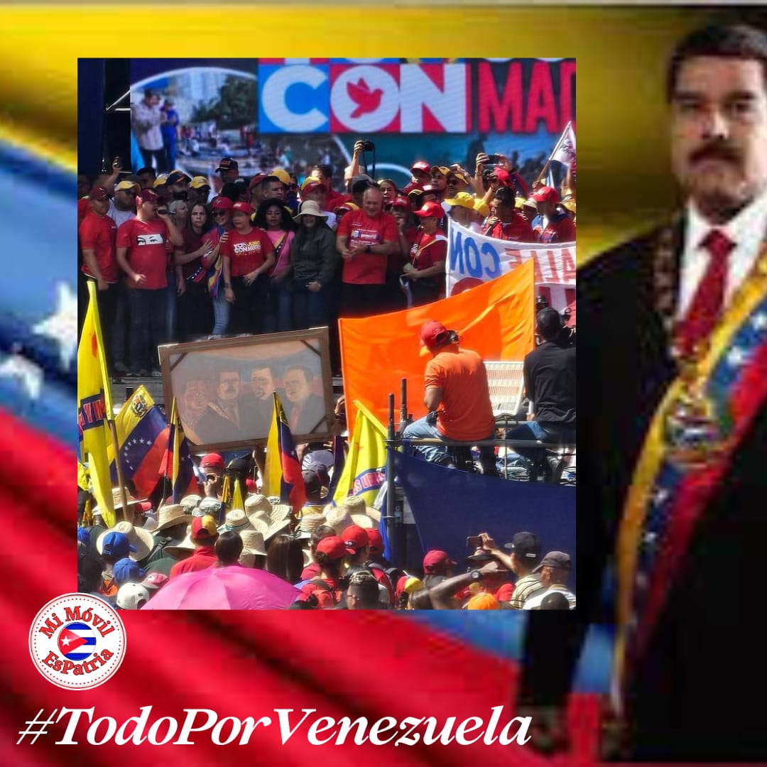 Llega a Venezuela el Presidente de la República de Cuba, Miguel Díaz Canel, para acompañar en la toma de posesión al Presidente Nicolás Maduro. #CubaConVenezuela#AnapSanctíSpíritus <a href="/FelixDuarteOrte/">Félix Duartes Ortega</a> <a href="/Eidy97661881/">ANAP ESPIRITUANA</a> <a href="/YaumaryPerez/">Yaumary González Pérez M/B #AnapSanctiSpíritus</a> <a href="/OsmaniPerez18/">Osmani Pérez Márquez</a> <a href="/LidiaRguez77701/">Lidia Rguez</a> <a href="/DeivyPrezMartn1/">Deivy Pérez Martín</a>