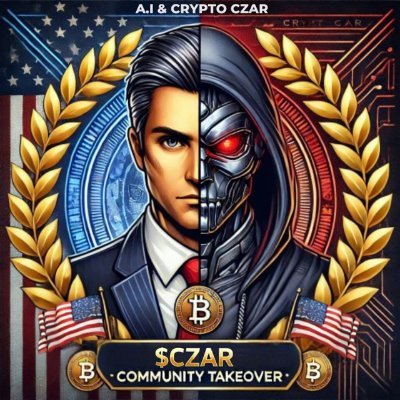 <a href="/CryptoTony__/">Crypto Tony</a> 10 days until the first Crypto Czar <a href="/DavidSacks/">David Sacks</a> takes office. Own $CZAR &amp; follow <a href="/CryptoCzar2025/">Crypto Czar CTO</a>. Be part of history.

MC is 300K for today. ATH was 3M. Team tokens out. CTO has been made. $CZAR only belongs to community. Narrative is immortal. 

CA: