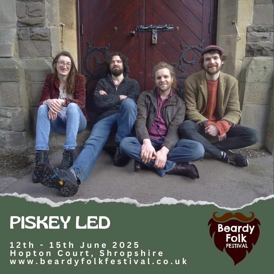 🔥 CONFIRMED 🔥 We're excited to announce the brilliant Piskey Led are playing the opening night at Beardy Folk Festival '25 on Thursday 12th June ❤️
TICKETS &amp; CAMPING ✅
beardyfolkfestival.co.uk/2025-tickets

#beardyfolk #piskeyled #musicfestival #shropshire #June2025