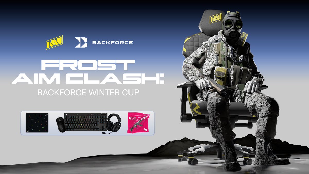 Today, there’s a 1v1 aim cup fueled by <a href="/Backforce_gg/">Backforce</a> and NAVI. Take part to win cool prizes.  Qualifiers are today and tomorrow at 20:00 CET!

go.navi.gg/q07WnpH