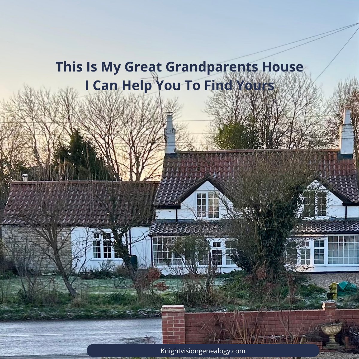 My Great Grandparents house - I often wonder what it was like 80 years ago