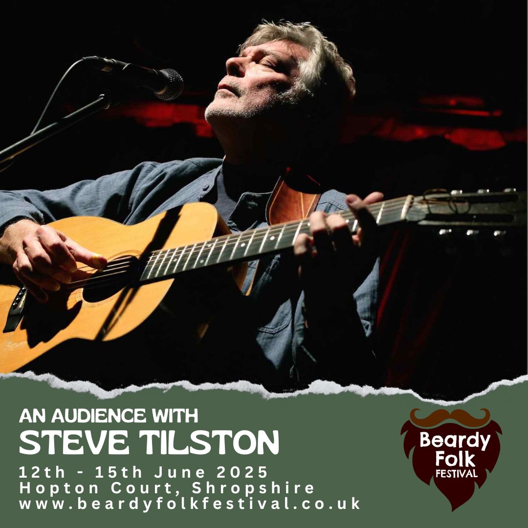 🔥 Confirmed 🔥 We're delighted to welcome back one of the great legends of British folk music, Steve Tilston to our Acoustic Stage on Saturday 14th June 2025 ❤️

TICKETS &amp; CAMPING ✅
beardyfolkfestival.co.uk/2025-tickets

#beardyfolk #stevetilston #musicfestival #shropshire #June2025