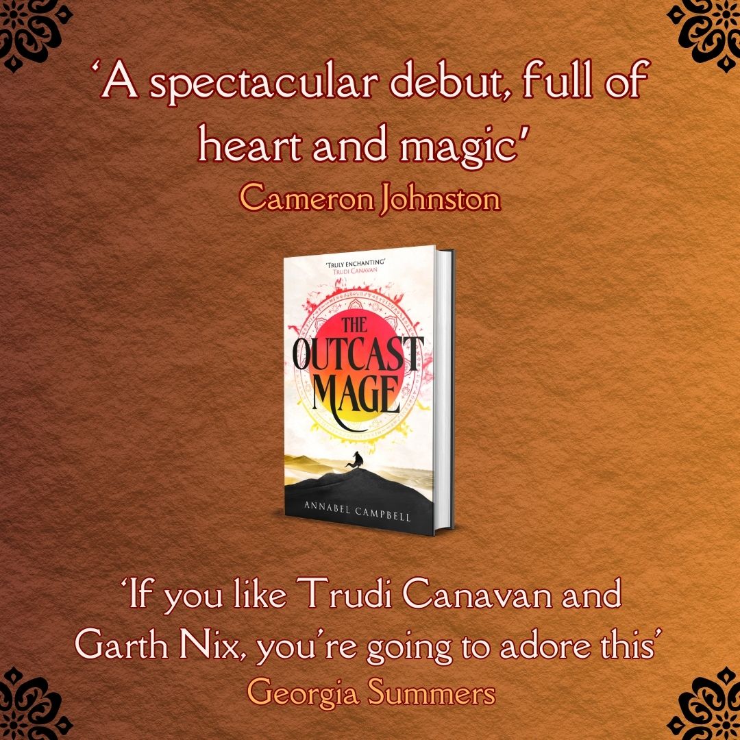 The Outcast Mage by Annabel Campbell is out this month! Prepare for an unmissable epic fantasy debut packed with adventure, intrigue and dragonfire...

<a href="/annabelcwrites/">Annabel Campbell - this account is dormant</a>