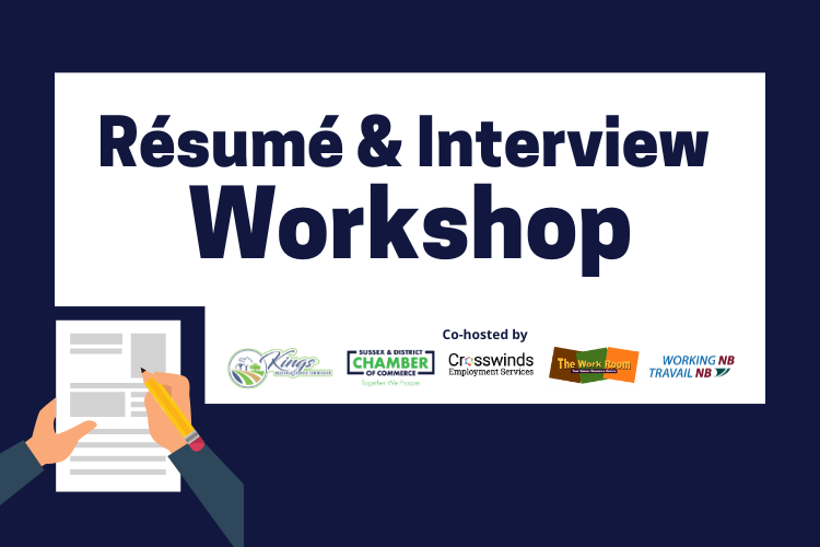Need some help to prepare for the upcoming Community Job Fair? Join The Work Room for this professional Resume &amp; Interview workshop on January 29th. 

Registration details:
sussexdistrictchamber.ca/event/resume-i…

#TheWorkRoomNB #Careersthatwork #workingnb