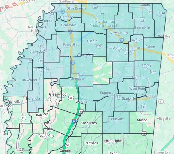 MSEMA's tweet image. North Mississippi roads are covered with ice and snow causing dangerous travel conditions. Multiple accidents have been reported this morning. Please avoid the roadways and exercise extreme caution if travel is necessary.

*Slow Down
*Do not use cruise control
*Avoid sudden…