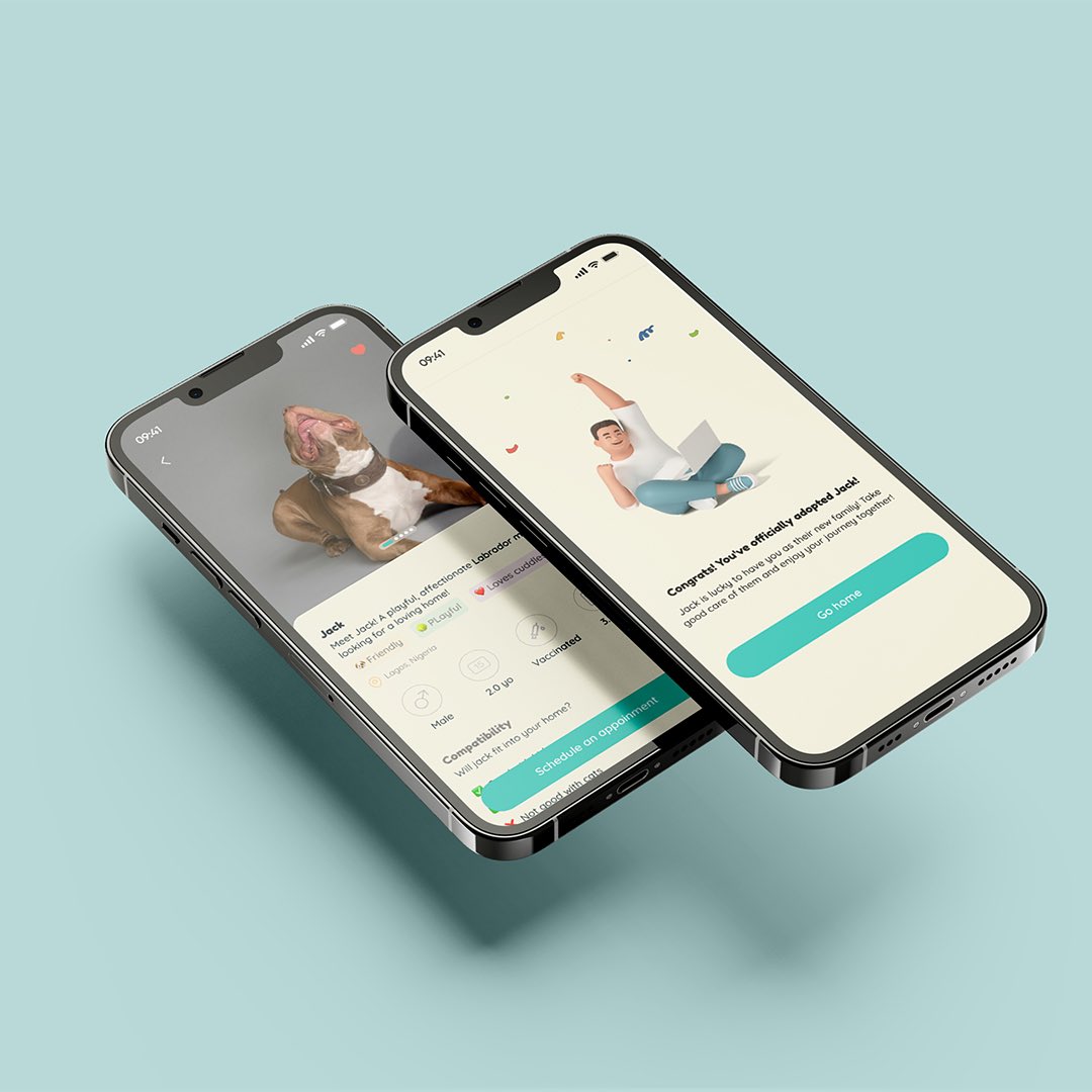 bless____B's tweet image. Sharing my design here for the first time! 🚀 🌚…

let’s kick things off with TailMate 🐾, a fun &amp;amp; friendly pet adoption app designed to make finding a furry friend easy, smooth, and exciting! 

What do you think?💬