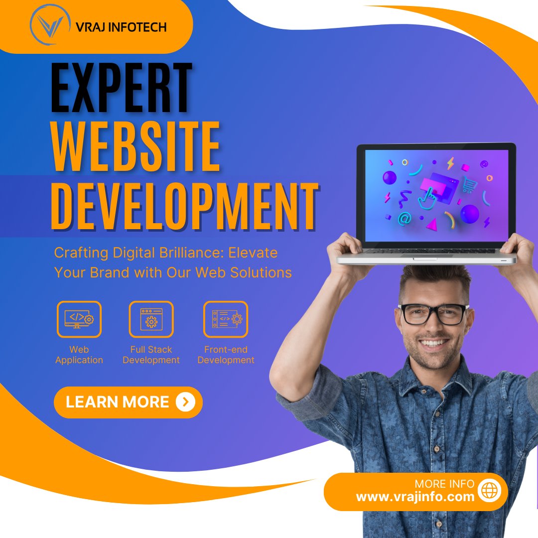 🌐 Elevate your brand with Vraj Infotech's expert website development! 🚀 Crafting digital brilliance for your success. 🌟 vrajinfo.com
.
.
#WebsiteDevelopment #DigitalBrilliance #TechInnovation #TrendingNow"