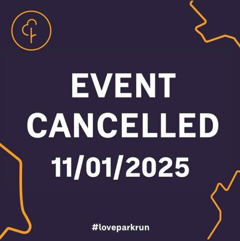 ❄️❄️❄️Sorry folks, but it's been described as an ice rink at the Hall and it's not going to get any better by morning.

Other events might be ok to go ahead but please check before travelling. Cancellations should be listed here: parkrun.org.uk/cancellations/ ❄️❄️❄️