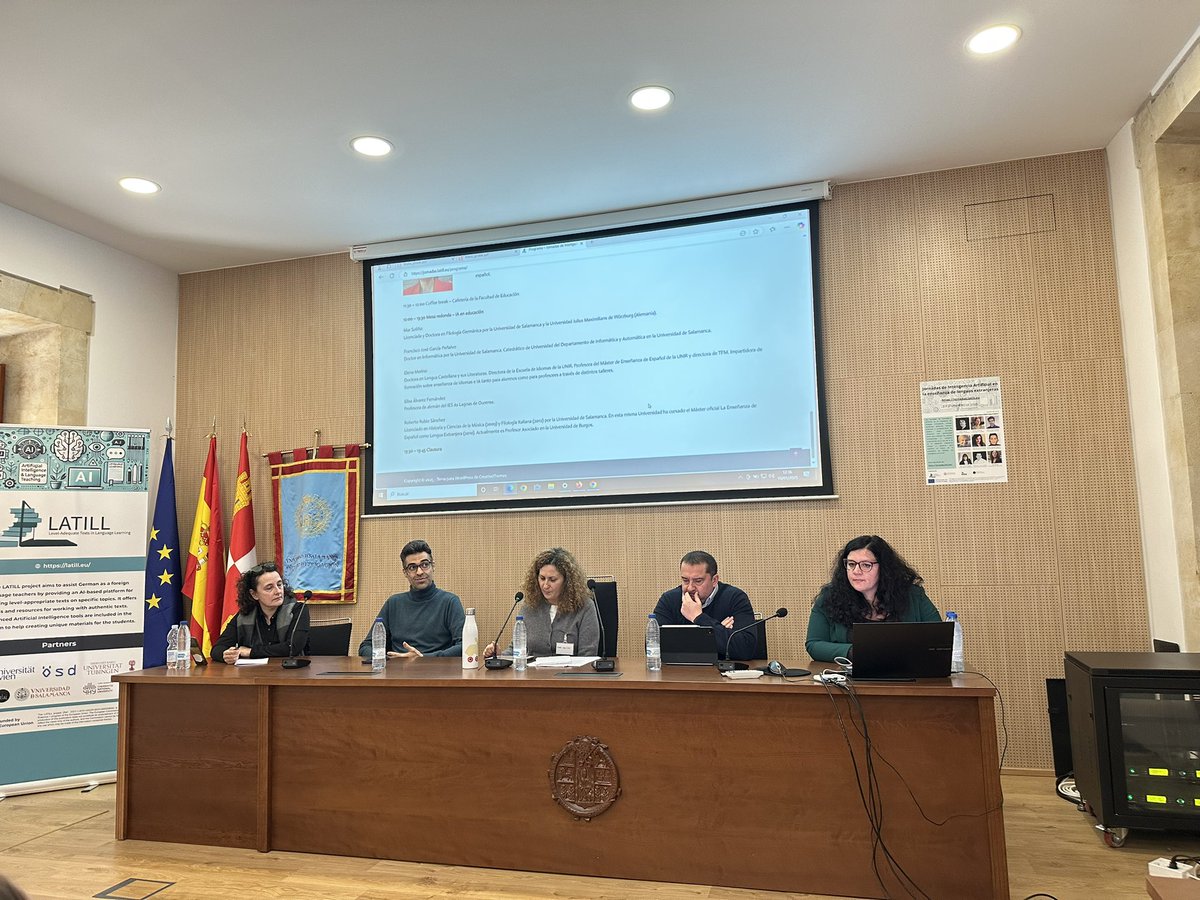 Mesa redonda – IA en educación en las jornadas #LATILL en el <a href="/IUCE_USAL/">IUCE - Universidad de Salamanca</a>