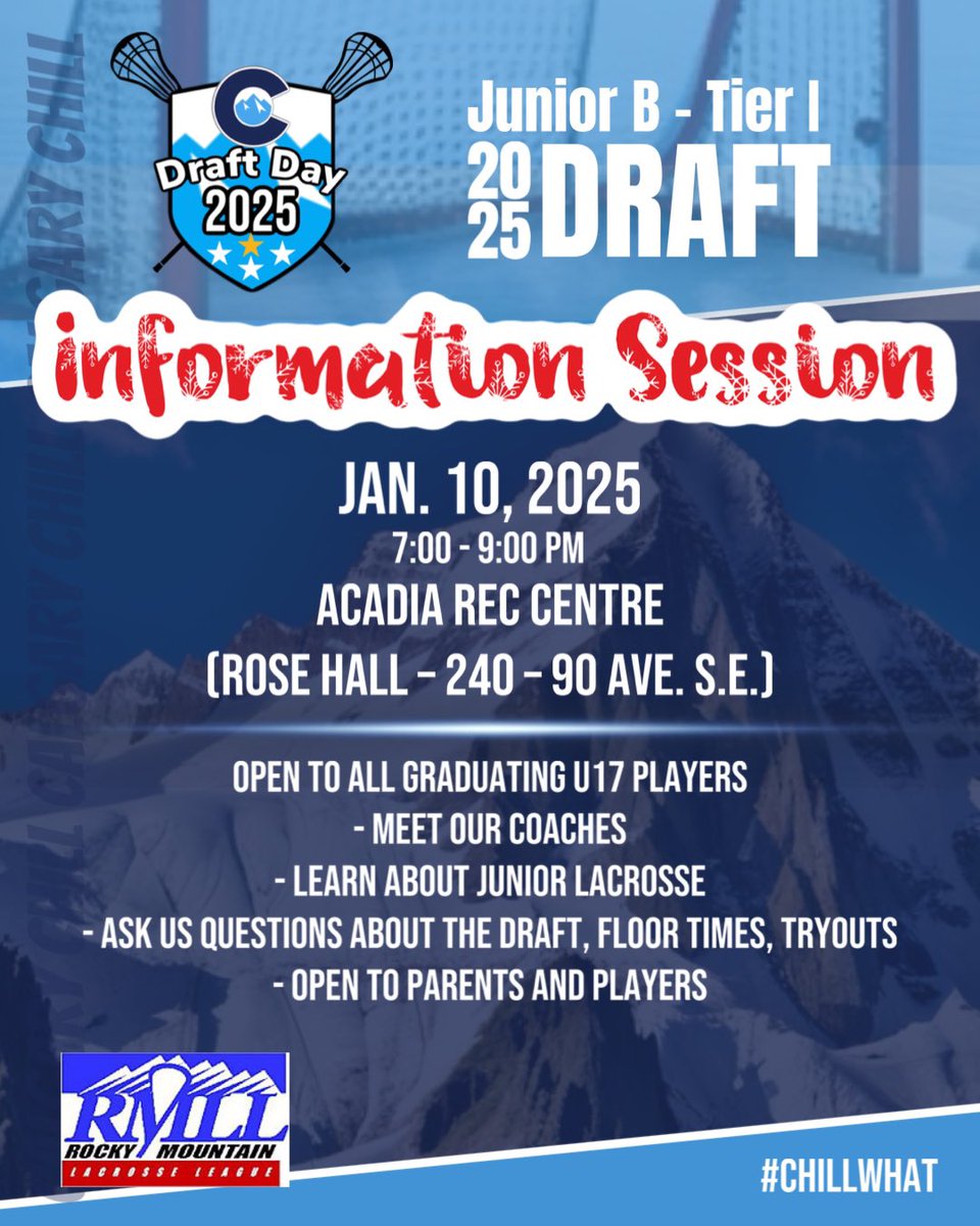 Calgary Chill Lacrosse Club tweet media