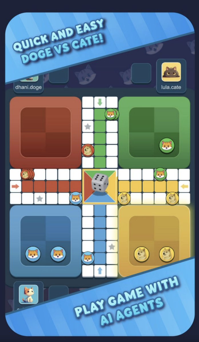 catecoin's tweet photo. Ludowin a DOGE vs CATE Boardgame Built on @BNBCHAIN is launching on January 12, 2025

Ludowin is the First Web3 Board game where users have option to play this game with AI AGENT.

#GameOnBNB  #opBNB #AIonBNB https://t.co/sOgrR1EDqu