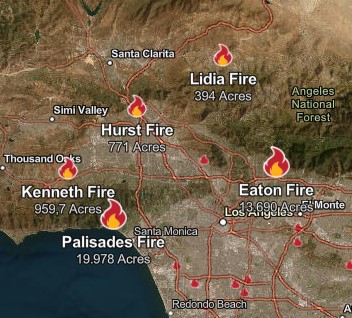 Los múltiples incendios del sur de California 🔥están afectando una zona densamente poblada ubicada en la interfaz urbano-forestal 🏡Y hay que enfatizar que es importante que la sociedad tenga conciencia de los riesgos que comporta vivir en zonas próximas a masas forestales para
