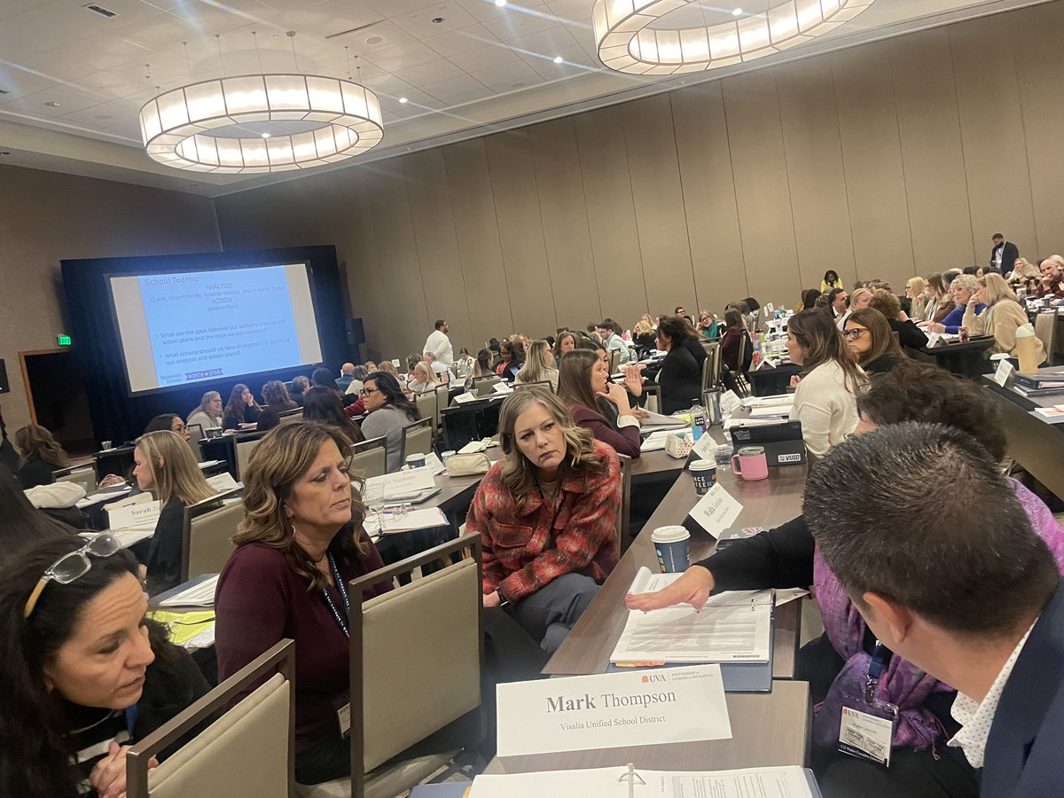 Yesterday was an amazing full day of learning with Cohort 21 school teams! Here we go for day ✌️with Paul Bambrick-Santoyo !
#datadriveninstruction
<a href="/KirkShrum/">Kirk Shrum</a> <a href="/MThompsonVUSD/">Mark Thompson</a> <a href="/itsNeeser/">Denise Crabtree</a> <a href="/sandra93618/">Sandra Ochoa</a> <a href="/SaenzHouston/">Monica Saenz</a> <a href="/UVA_PLE/">UVA Partnership for Leaders in Education</a>