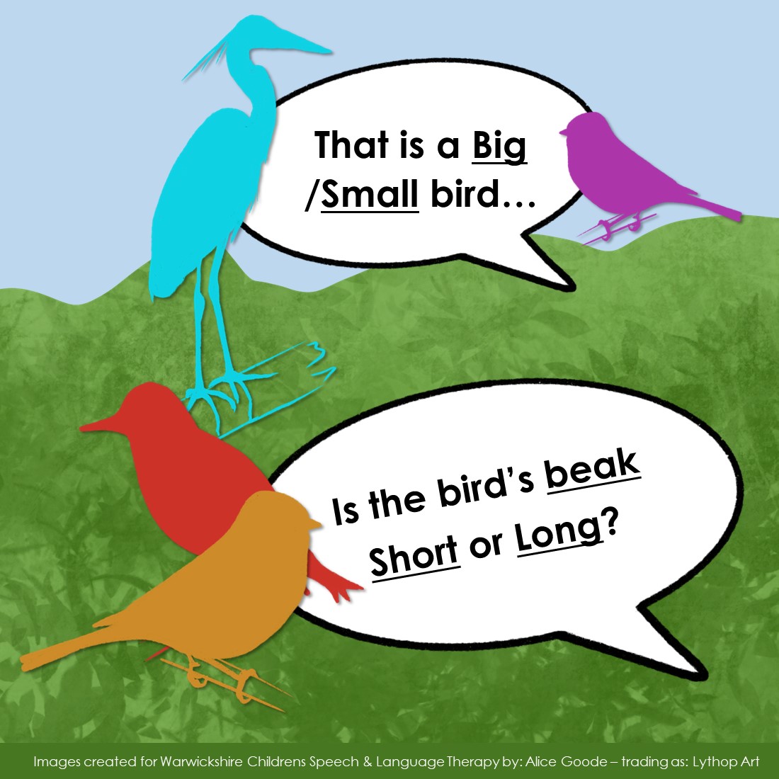 WarwickshireSLT's tweet image. It&apos;s chat and play Friday and this week also marks the start of the RSPCA&apos;s - Big Garden Birdwatch.
Have a look at the images to see how you can use bird watching to support your children with their communication.

#SLCN @nhsswft  @Natures_Voice  @RCSLT