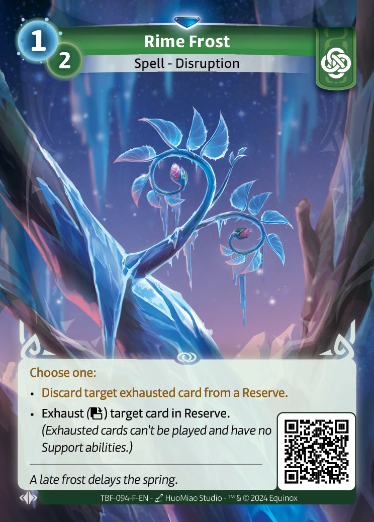 We have a card reveal for the <a href="/Altered_TCG/">Altered TCG</a>  new expansion Trail By Frost!! ❄️ 

We love Yzmir and are very excited to see some more sabotage in Muna. What do you think? Are you going to play it? 🌱